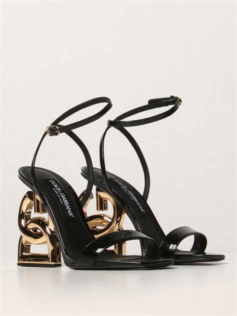 dolce gabbana shoes women black|dolce and gabbana heels black.